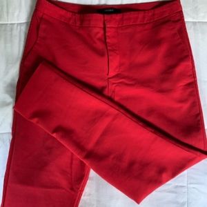 Forever 21 Red Ankle Slacks with Pockets